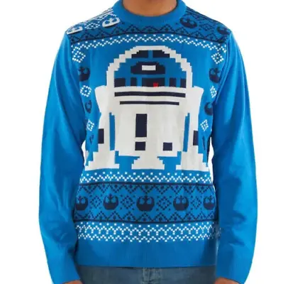 Buy Official Star Wars Christmas Xmas Jumper Star Wars R2-D2 UK: XL  NEW SEALED • 14.99£