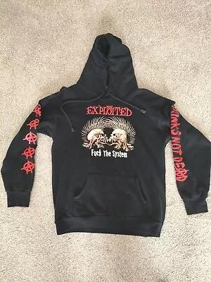Buy EXPLOITED HOODIE JUMPER SIZE LARGE IN VGC PUNK SKINHEAD Oi! BLITZ VARUKERS  • 21.99£