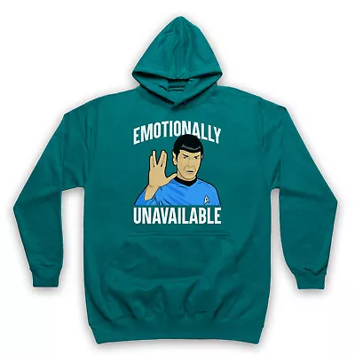 Buy Star Spock Emotionally Unavailable Sci Fi Funny Trekkie  Adults Hoodie • 25.99£