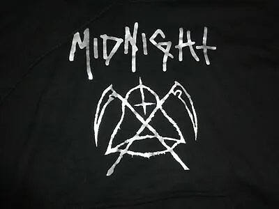 Buy Midnight Hoodie XL BLACK THRASH METAL VENOM BATHORY DESASTER SODOM • 33.86£