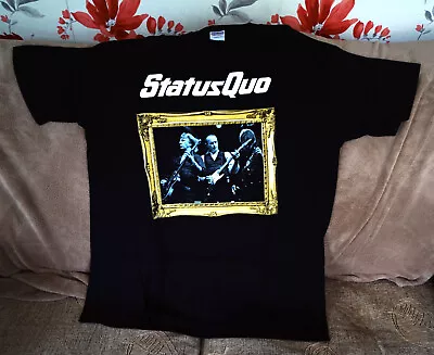 Buy Status Quo Vintage Memorial T-Shirt Pictures UK & Eoropean 2008/9 Tour/FREE Post • 14.50£