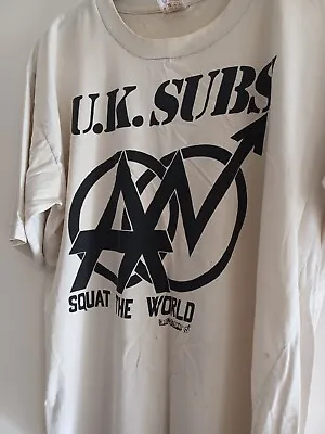 Buy UK SUBS T Shirt - Very Rare - 1980s • 75£
