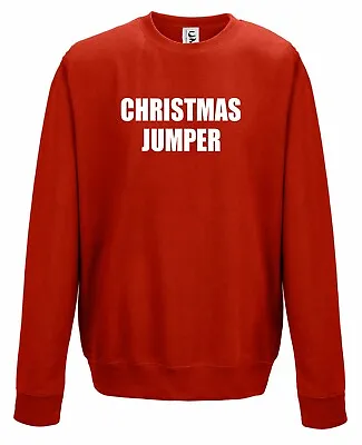 Buy Christmas Jumper Sweater Funny Ironic Xmas Jumper Adults Teens Kids Sizes • 10.99£