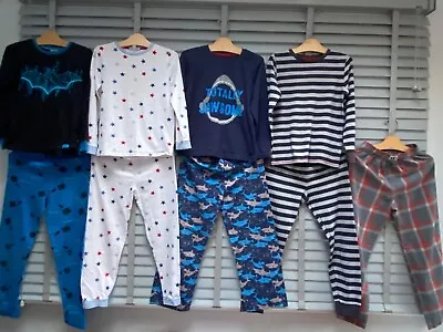 Buy Boys Pyjama Bundle Age 9 - 10 Years Little White Company M&S GAP Batman Sharks • 12.95£