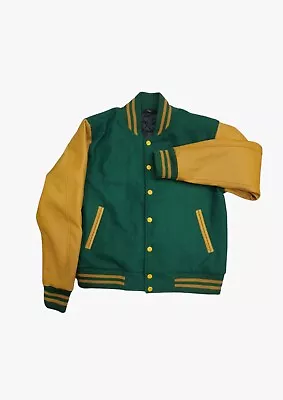 Buy Customize Logo Mens Letterman Versity Jacket • 96£