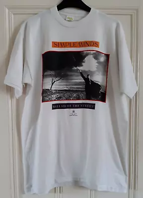 Buy Simple Minds T Shirt - Ballad Of The Streets 1989  Size Large • 10£