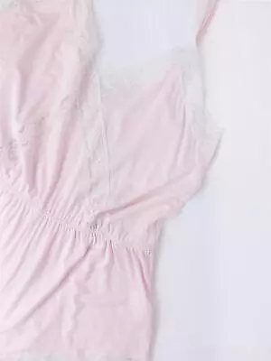 Buy Women's Supersoft Teddy Body Playsuit Pyjama Sleepwear Lace Trim Pale Pink • 5.45£