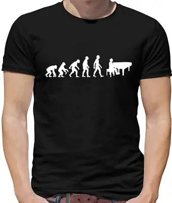Buy Evolution Of Man Piano Mens T-Shirt - Music - Present - Gift • 13.95£