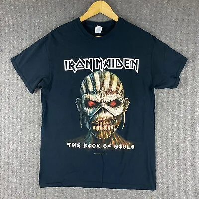 Buy Iron Maiden Shirt Mens Medium Black Concert Tour The Book Of Souls World 2016 • 24.76£