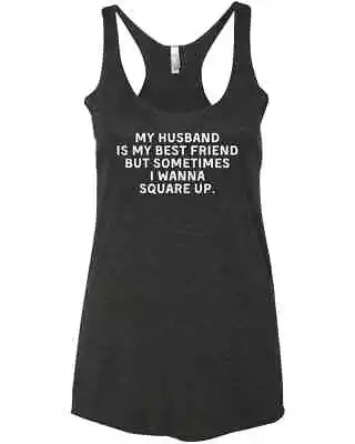 Buy Womens My Husband Is My Best Friend Funny Jokes Lovers Family Gift New Racer Tan • 26.45£