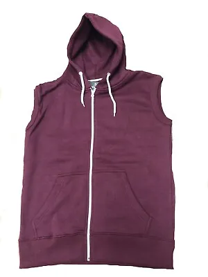Buy Men's Kids Sleeveless Hooded Hoodie Casual Zipper Sweatshirt Gilet Jacket Jumper • 9.99£