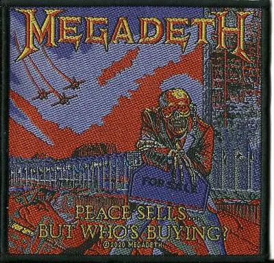 Buy MEGADETH Peace Sells But Who's Buying 2020 WOVEN SEW ON PATCH Official Merch • 3.99£