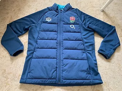 Buy England Rugby Player Issue Training Jacket Coat Size XL • 24.95£