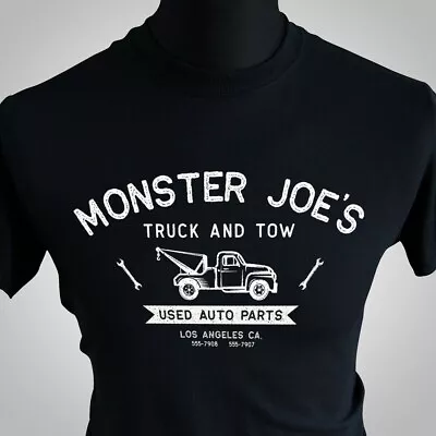 Buy Monster Joe's Truck And Tow T Shirt Retro Pulp Fiction Tarantino Movie Black • 15.99£