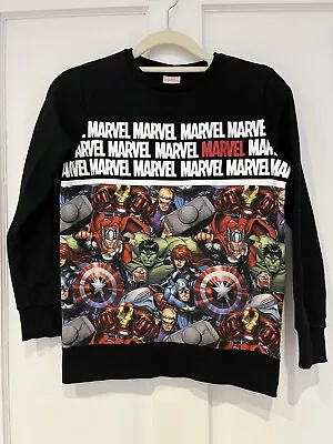 Buy Boys MARVEL Avengers Sweatshirt By NEXT Age 9 Years Height 134cm Ex Con • 8.99£