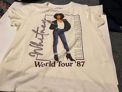 Buy Women's Whitney Houston 1987 World Tour Concert T Shirt SZ XL Made In 2022  • 17.99£