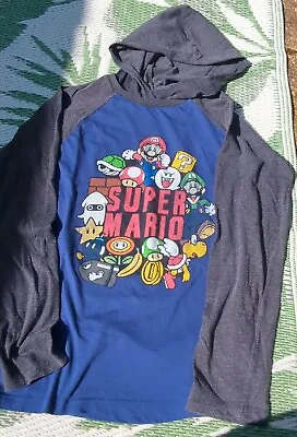 Buy Super Mario Top T-shirt Hoodie! Age 14 Years! • 3.49£