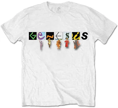 Buy Genesis Characters Logo White T-Shirt OFFICIAL • 15.19£