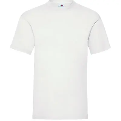 Buy Fruit Of The Loom Mens Womens T Shirts 100% Cotton Plain Short Sleeve Tee Shirt • 5.29£