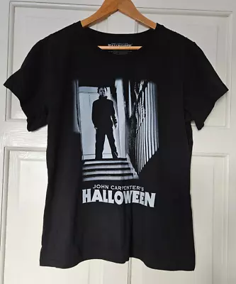Buy Ladies Black Official John Carpenter’s Halloween Michael Myers T Shirt – XL NEW • 10£