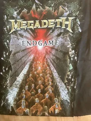 Buy 2 Megadeth T-shirts  Endgame / Dystopia Tees (small) • 9.95£