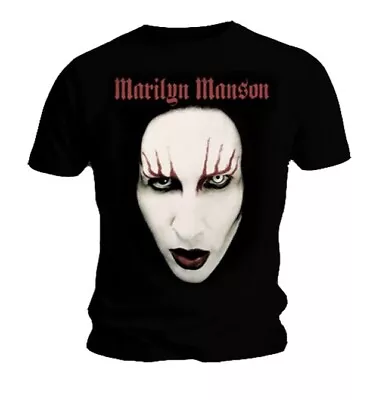 Buy Marilyn Manson Red Lips Black T-Shirt - OFFICIAL • 11.99£