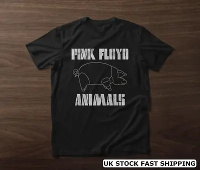 Buy Pink Floyd Animals Concert Unisex T-Shirt Black 100% Cotton S-5XL Unisex • 16.98£