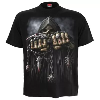 Buy Spiral Direct Mens Game Over T-Shirt SD5049 • 20.59£