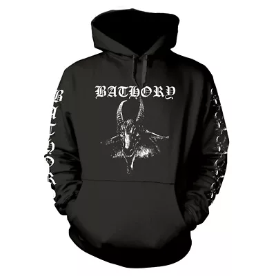 Buy Bathory Goat Logo Official Hoodie Hooded Top • 61.09£