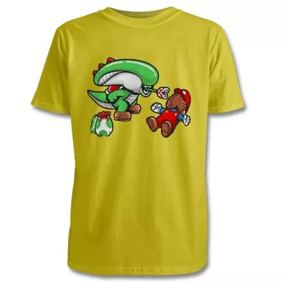 Buy Super Mario Bros & Alien Parody T Shirts - Size S M LXL 2 XL - Multi Colour • 19.99£