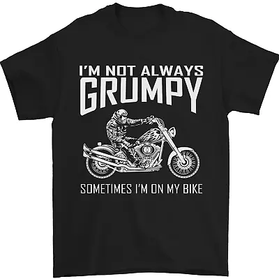 Buy Im Not Always Grumpy Motorbike Motorcycle Mens T-Shirt 100% Cotton • 8.49£