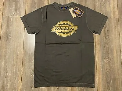 Buy Dickies T-Shirt Horseshoe Logo Steel Grey Viintage Wash  • 19.99£