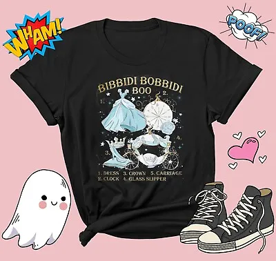 Buy Bobbidi Boo Cinderella T-shirt T Shirt Men Women Unisex Tshirt G654 • 11.95£