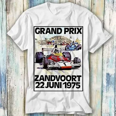 Buy Zandvoort Vintage 1975 Haarlem Grand Prix Auto Racing Amsterdam T Shirt 1384 • 6.35£