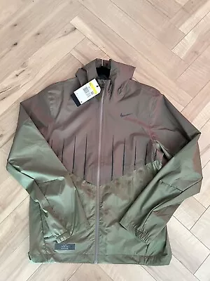 Buy Nike - Men's Storm-FIT ADV Running Jacket - Size S - Olive  • 150£