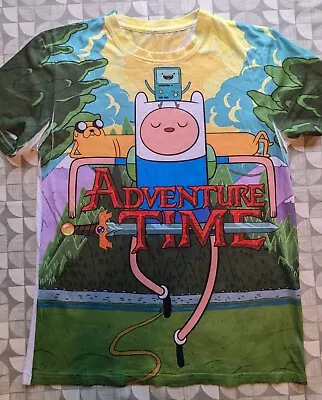Buy Mens Official Adventure Time T Shirt Size Large FREE SHIPPING  • 10£