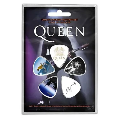Buy QUEEN: BRIAN MAY: 1mm Guitar Picks 5 PLECTRUM PACK: Set Of Official Merch Gift • 5.95£
