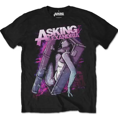 Buy Asking Alexandria Unisex T-shirt: Coffin Girl Offical Merchandise New Size Large • 15.97£