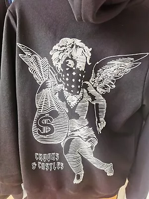 Buy Crooks And Castles Hoodie Bandit Angel  Death Row NEW Genuine From USA Christmas • 70£