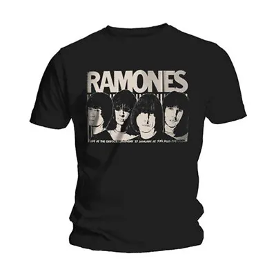 Buy The Ramones Live At The Odeon Punk Rock Official Tee T-Shirt Mens • 15.99£