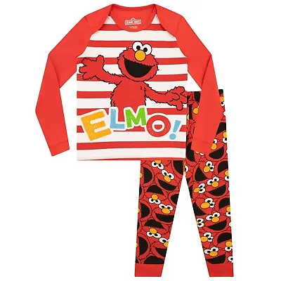 Buy Elmo Pyjamas Toddlers Baby Kids Girls 6 12 18 24 Months 2 3 4 5 Years Stripes • 16.99£