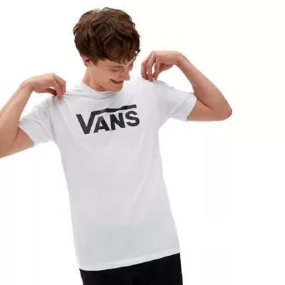 Buy VANS Mens Vans Classic Short Sleeve T-Shirt Top Tee Large - White/Black • 24.99£
