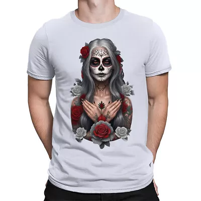 Buy Day Of The Dead Peace Unisex T-Shirt Tattoo Mexican Sugar Skull Goth Rock #D#V • 9.99£