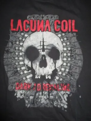 Buy 2012 LACUNA COIL  Darkness Rising  Concert Tour (XL) T-Shirt DARK ADRENALINE • 47.25£