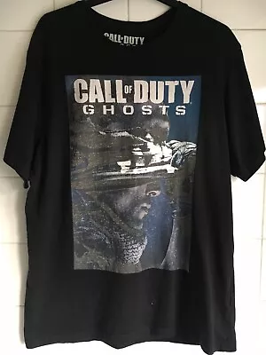 Buy Large 42-44” Call Of Duty Ghosts 2013 T-Shirt Rare Gaming Vintage Used. • 12£