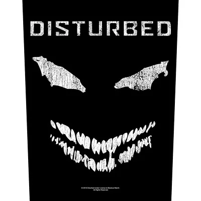 Buy DISTURBED Face 2019 GIANT BACK PATCH 36 X 29 Cms OFFICIAL MERCHANDISE • 9.95£