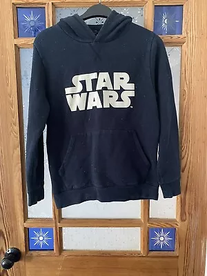 Buy Next Star Wars Hoodie Sweatshirt Age 12 Years Glow In Dark Logo & Fleck #510 • 5£