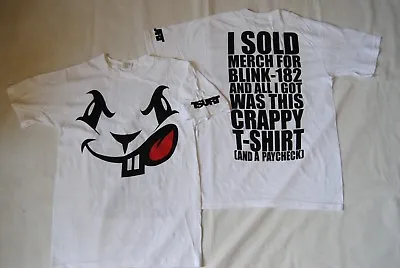 Buy Blink 182 Bunny Face I Sold Merch For T Shirt New Official Rare Tour Stock   • 9.99£