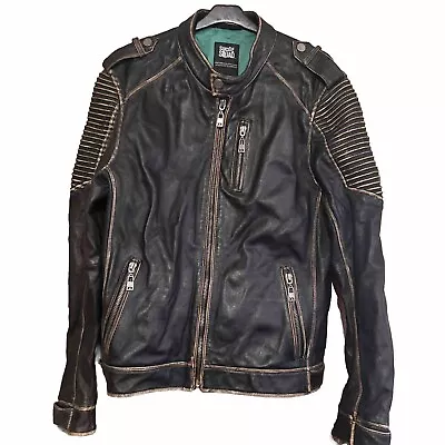 Buy Mens The Joker Official Suicide Squad Leather Jacket By EMP Mauritius Medium 2 • 85£