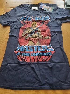 Buy Official He Man And The Masters Of The Universe  Blue Size S T-shirt Bnwt • 5.99£
